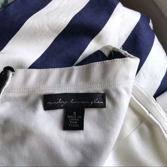 Striped Strapless Dress - Picture 3 of 4